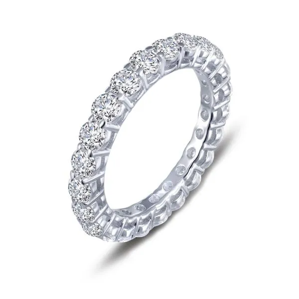 Sterling Silver Simulated Diamond Eternity Ring Kiefer Jewelers Lutz, FL