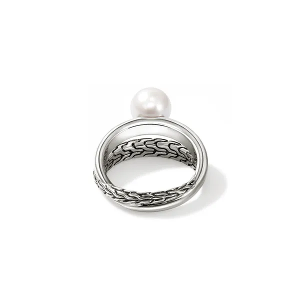 John Hardy SS Essential Pearl Ring Image 4 Kiefer Jewelers Lutz, FL