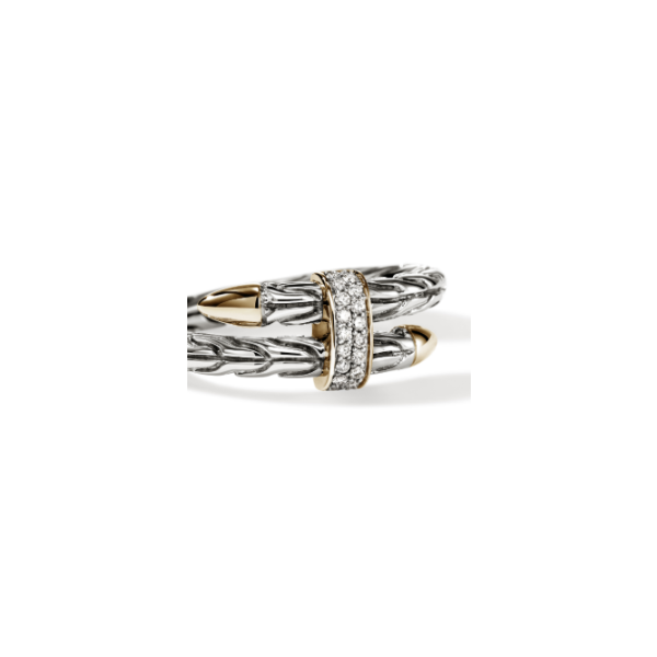 SS/14KY Spear Single Wrap Diamond Ring by John Hardy Image 2 Kiefer Jewelers Lutz, FL