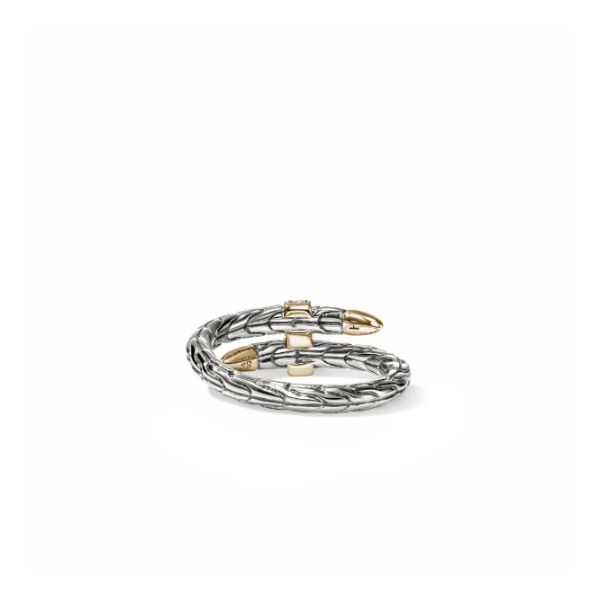 SS/14KY Spear Single Wrap Diamond Ring by John Hardy Image 3 Kiefer Jewelers Lutz, FL