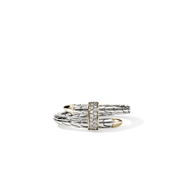 SS/14KY Spear Single Wrap Diamond Ring by John Hardy Kiefer Jewelers Lutz, FL