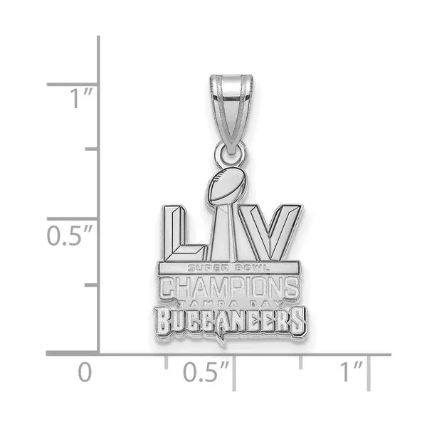 Medium Super Bowl LV Charm Image 2 Kiefer Jewelers Lutz, FL