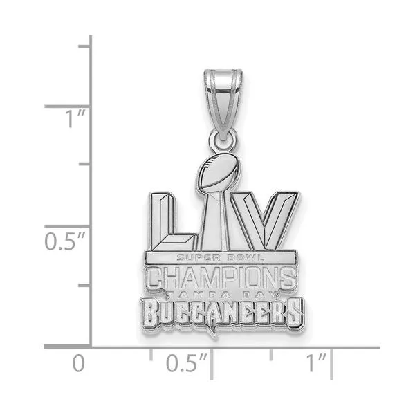 Large Super Bowl LV Charm Image 2 Kiefer Jewelers Lutz, FL