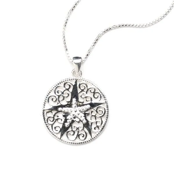 Sterling Silver Starfish Necklace Kiefer Jewelers Lutz, FL
