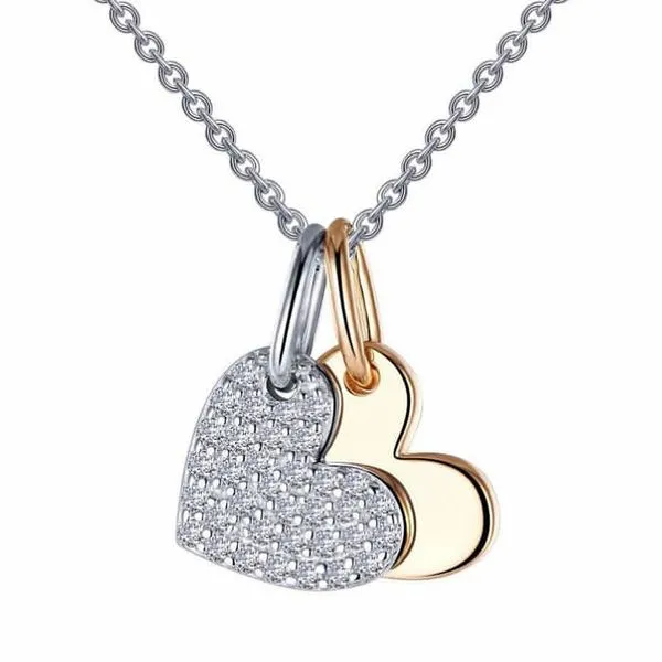 Heart Shadow Charm Pendant Necklace Kiefer Jewelers Lutz, FL