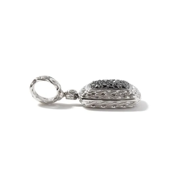 John Hardy Sterling Silver Black Sapphire Pendant Image 4 Kiefer Jewelers Lutz, FL