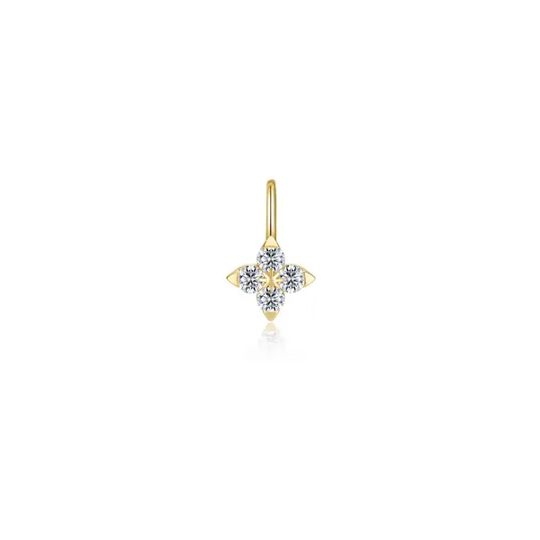 SS/GP Trillilum Flower Charm by Lafonn Kiefer Jewelers Lutz, FL