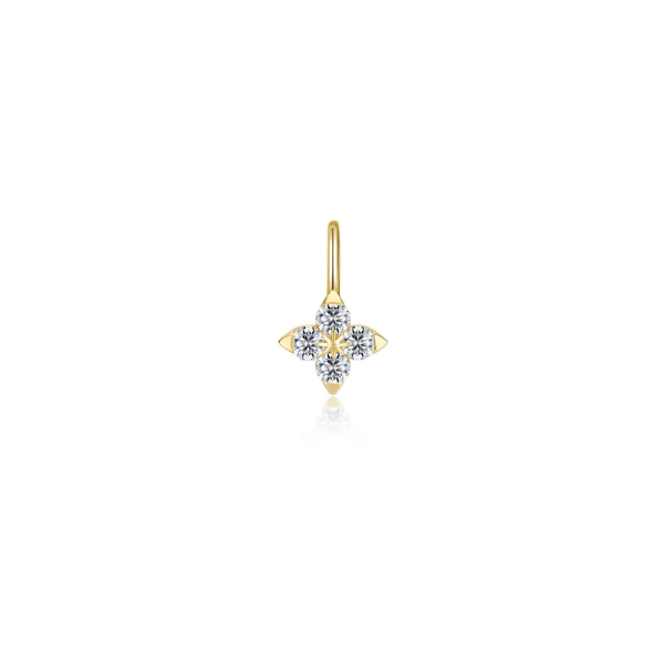 SS/GP Trillilum Flower Charm by Lafonn Kiefer Jewelers Lutz, FL