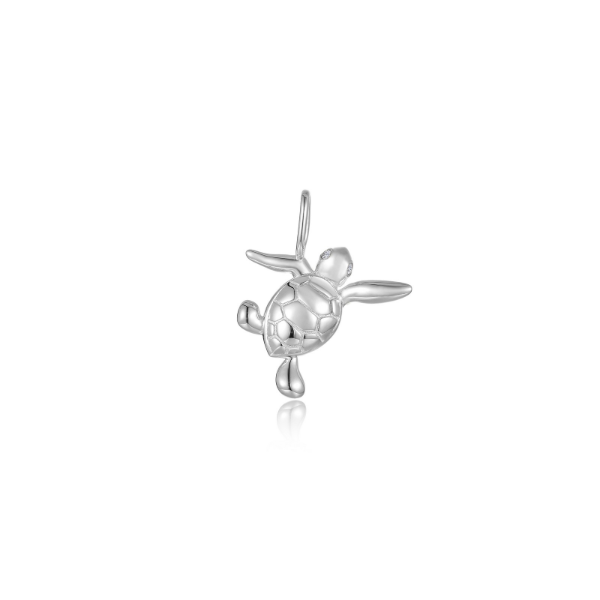 SS .02CTW Simulated Diamond Sea Turtle Charm by Lafonn Kiefer Jewelers Lutz, FL