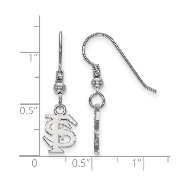 SS FSU  Dangle Earrings Image 2 Kiefer Jewelers Lutz, FL