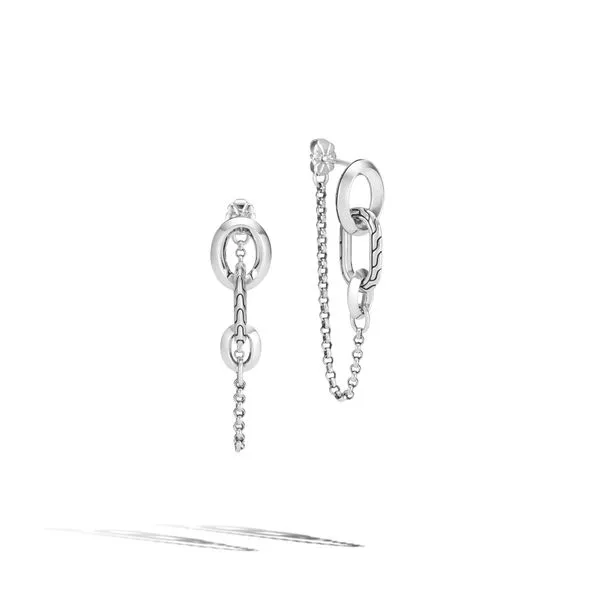 John Hardy Remix Drop Link Earrings Image 2 Kiefer Jewelers Lutz, FL