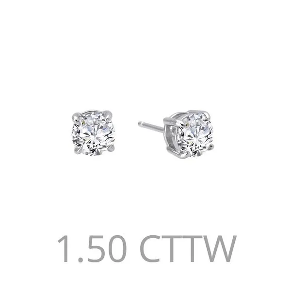 Sterling Silver 1.50ctw Simulated Diamond Studs Kiefer Jewelers Lutz, FL