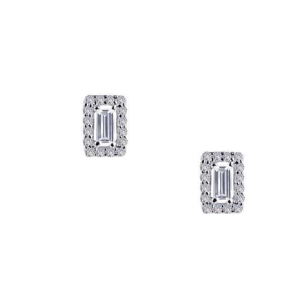 Simulated Diamond Halo Stud Earrings Kiefer Jewelers Lutz, FL