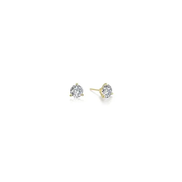 Sterling Silver Simulated Diamond Prong Studs Kiefer Jewelers Lutz, FL