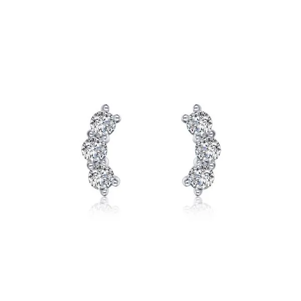 3-Stone Stud Earrings Kiefer Jewelers Lutz, FL