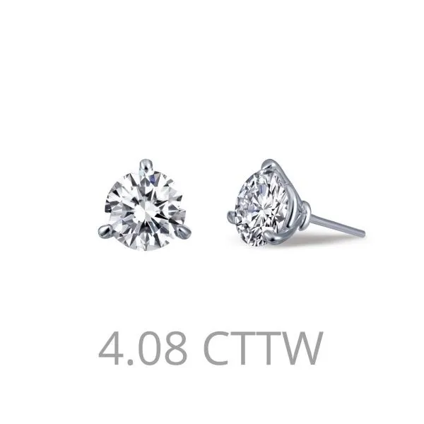 Sterling 4.08ctw Simulated Diamond Studs Kiefer Jewelers Lutz, FL