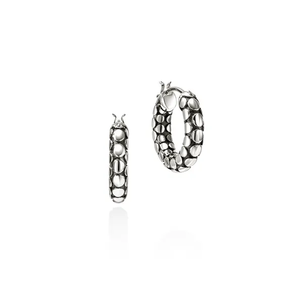John Hardy SS Dot Hoop Earrings Kiefer Jewelers Lutz, FL