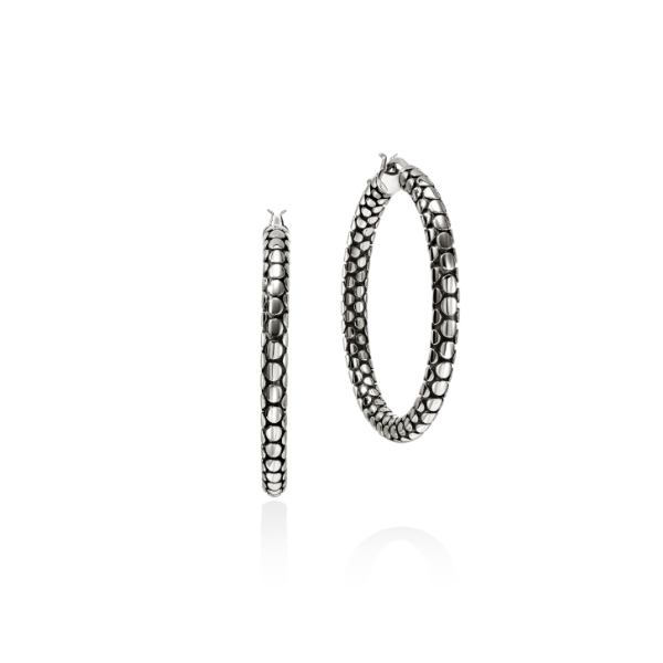 John Hardy SS Dot Hoop Earrings Kiefer Jewelers Lutz, FL