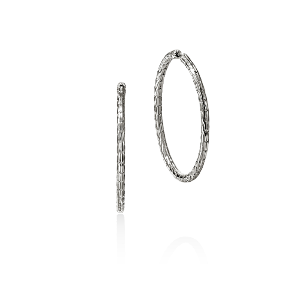 John Hardy SS Essential Hoop Earrings Kiefer Jewelers Lutz, FL