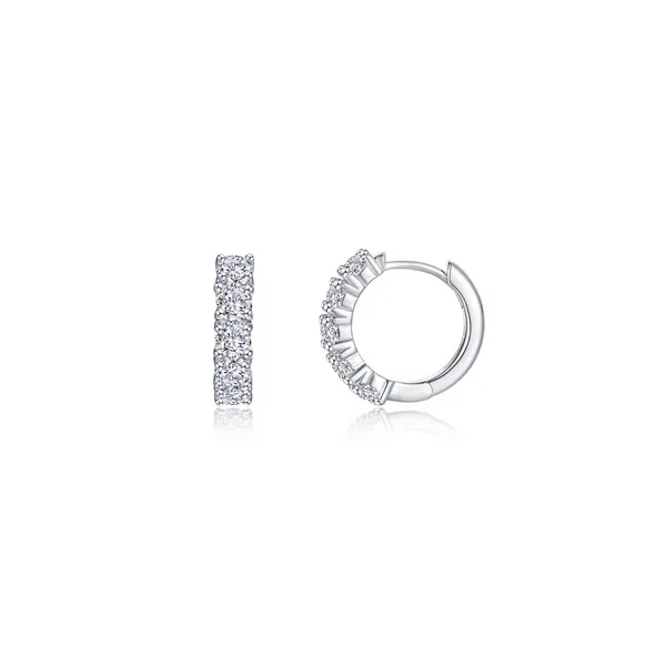 SS 1.7CTW Simulated Diamond Alexa Huggie Hoop Earrings by Lafonn Kiefer Jewelers Lutz, FL