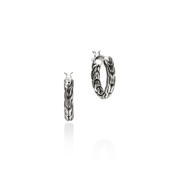 John Hardy SS Essential Hoop Earrings Kiefer Jewelers Lutz, FL