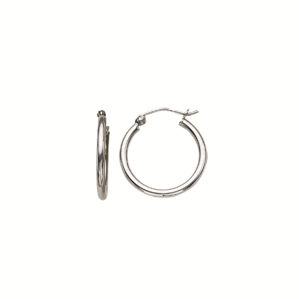 SS 20MM Polished Hoop Earrings Kiefer Jewelers Lutz, FL