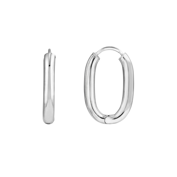 SS Oval Hoop Earrings Kiefer Jewelers Lutz, FL