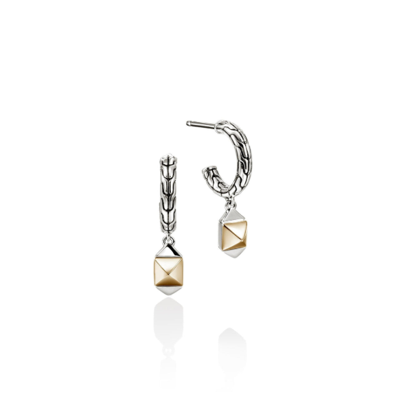 SS/14KY Icon Stud Drop Earrings by John Hardy Kiefer Jewelers Lutz, FL