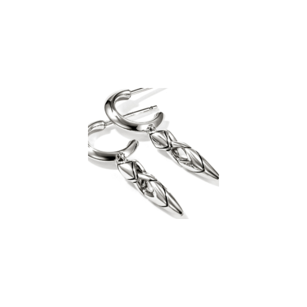 SS Naga Drop Earrings by John Hardy Image 2 Kiefer Jewelers Lutz, FL