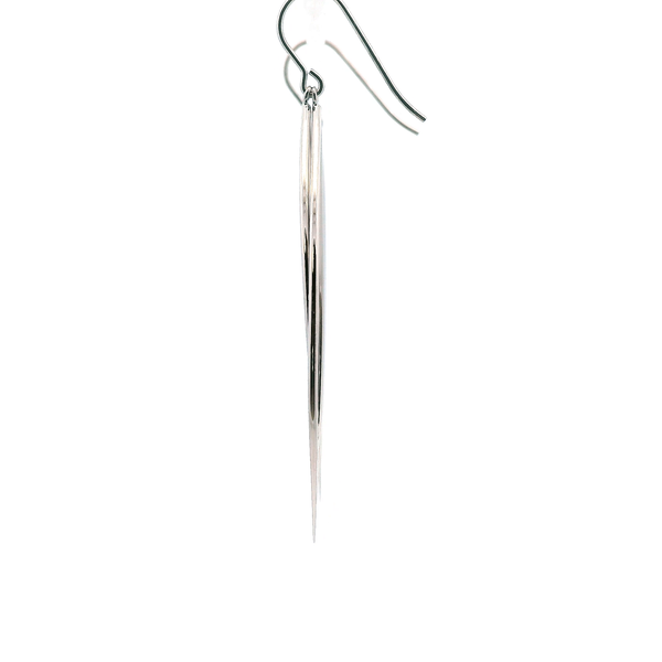 SS Double Point Drop Earrings Image 3 Kiefer Jewelers Lutz, FL