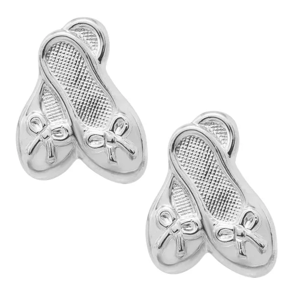 Children's Ballet Slipper Earrings Image 2 Kiefer Jewelers Lutz, FL