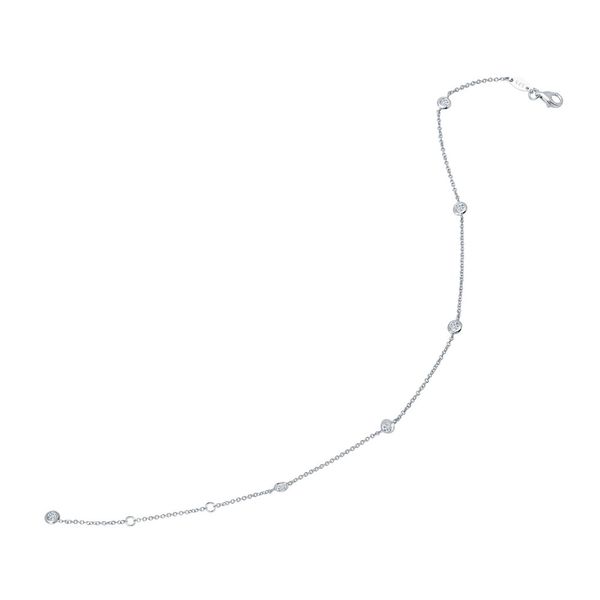 Sterling Silver Simulated Diamond 10