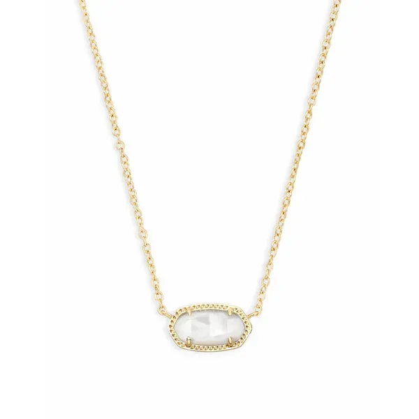 Kendra Scott Elisa Pendant Necklace in Ivory Pearl Kiefer Jewelers Lutz, FL