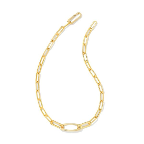 Kendra Scott Adeline Chain Necklace in Gold Kiefer Jewelers Lutz, FL