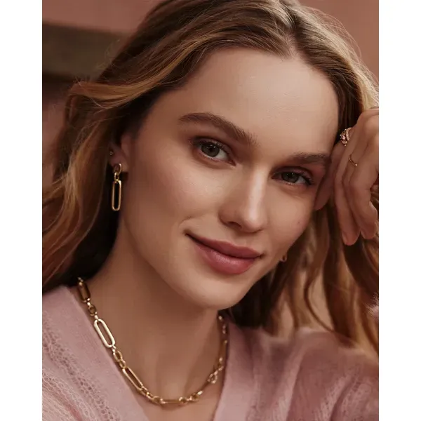 Heather Gold Link and Chain Necklace Image 2 Kiefer Jewelers Lutz, FL