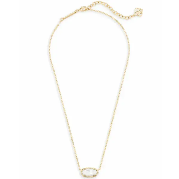 Kendra Scott Elisa Pendant Necklace in Ivory Pearl Image 2 Kiefer Jewelers Lutz, FL