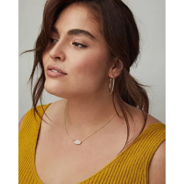 Kendra Scott Elisa Gold Pendant Amethyst Necklace Kiefer Jewelers Lutz FL