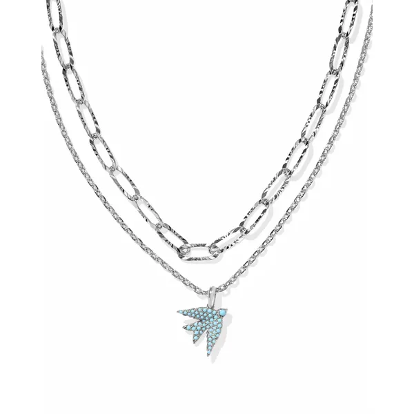 Kendra Scott Melody Bird Silver Multi Strand Necklace Kiefer Jewelers Lutz, FL