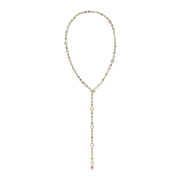 Kendra Scott Mini Elisa and Abbie Gold Strand Necklace Image 3 Kiefer Jewelers Lutz, FL