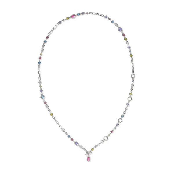 Kendra Scott Mini Elisa and Abbie Silver Strand Necklace Image 2 Kiefer Jewelers Lutz, FL