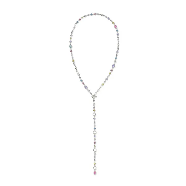 Kendra Scott Mini Elisa and Abbie Silver Strand Necklace Image 3 Kiefer Jewelers Lutz, FL