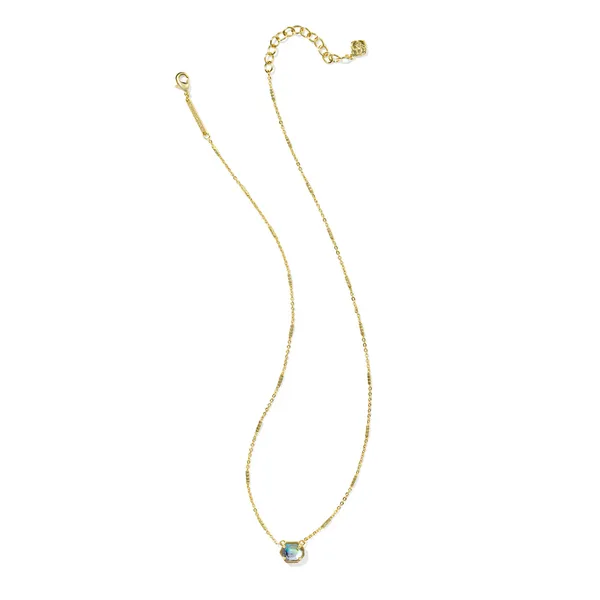 Kendra Scott Mabel Necklace Gold with Abalone Shell Image 2 Kiefer Jewelers Lutz, FL