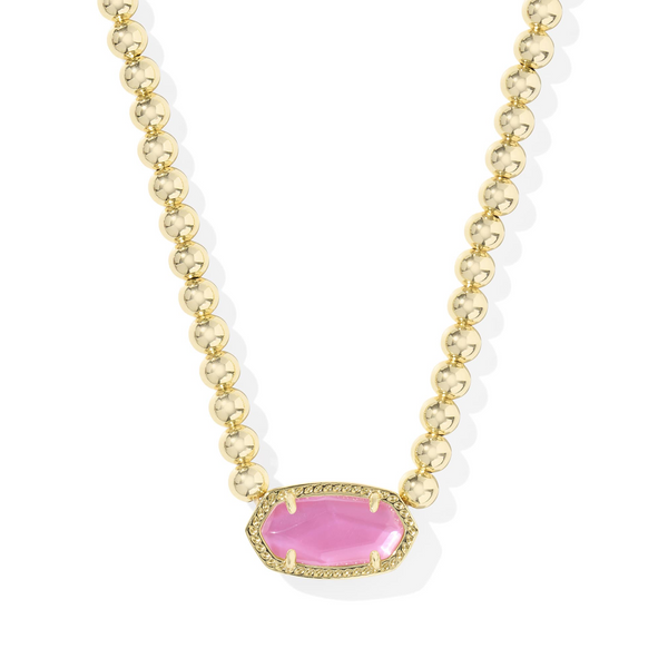 Elisa Gold Beaded Necklace with Azalea Illusion by Kendra Scott Kiefer Jewelers Lutz, FL