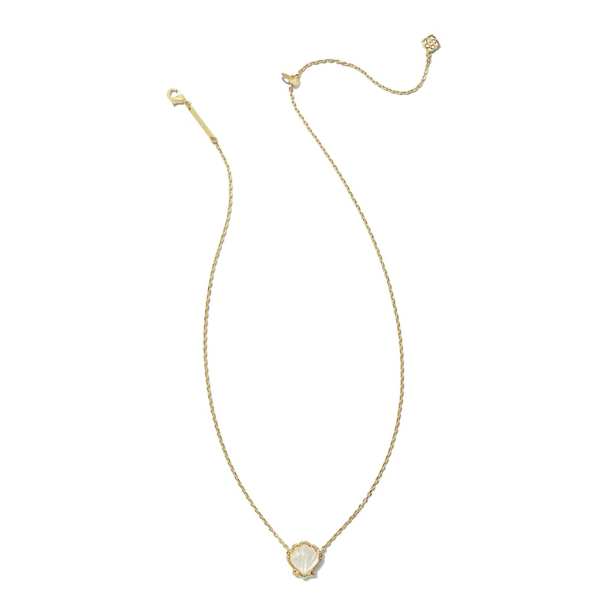 Brynne Gold with Ivory Mother-of-Pearl Shell Necklace by Kendra Scott Image 2 Kiefer Jewelers Lutz, FL