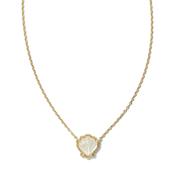 Brynne Gold with Ivory Mother-of-Pearl Shell Necklace by Kendra Scott Kiefer Jewelers Lutz, FL