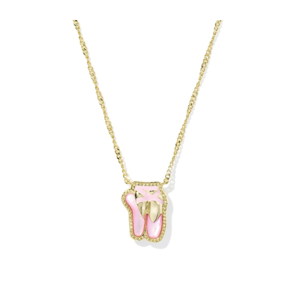 Ballet Gold Short Pendant Necklace by Kendra Scott Kiefer Jewelers Lutz, FL