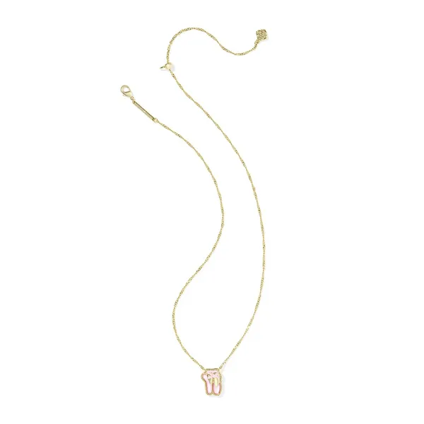 Ballet Gold Short Pendant Necklace by Kendra Scott Image 2 Kiefer Jewelers Lutz, FL