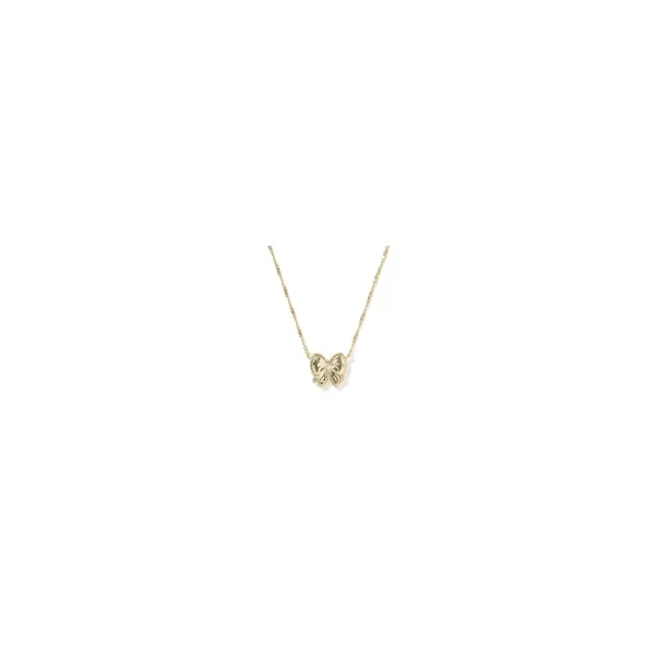 Haley Bow Gold Short Pendant Necklace with Blush Ivory Mother-of-Pearl by Kendra Scott Image 2 Kiefer Jewelers Lutz, FL