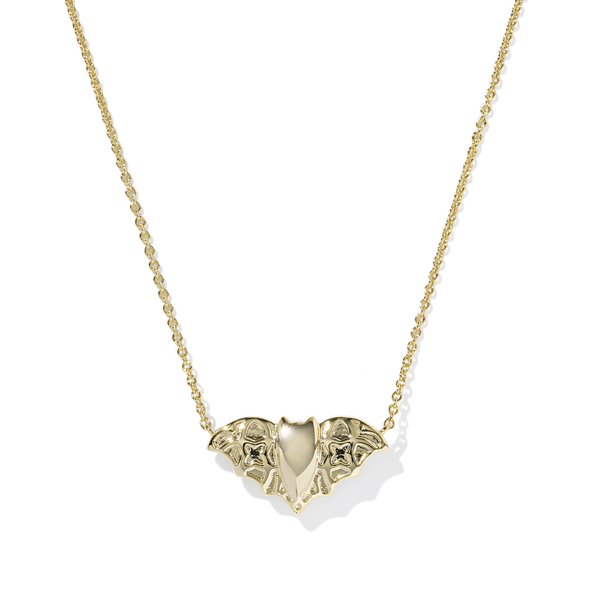 Bat Gold with Golden Obsidian Short Pendant Necklace by Kendra Scott Image 2 Kiefer Jewelers Lutz, FL