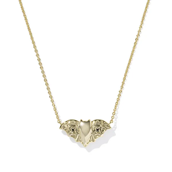 Bat Gold with Golden Obsidian Short Pendant Necklace by Kendra Scott Image 2 Kiefer Jewelers Lutz, FL